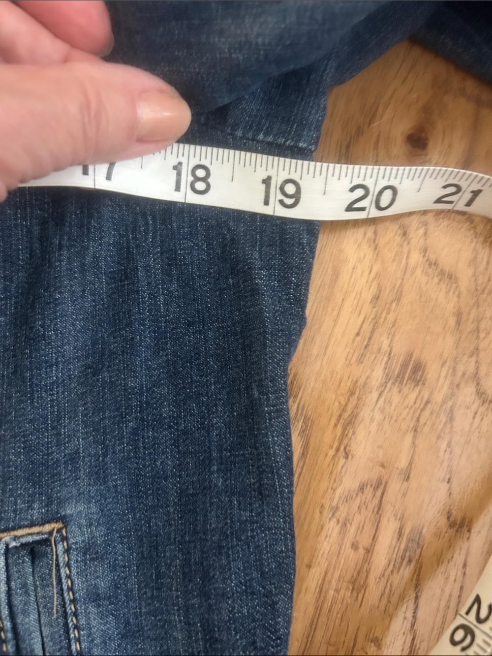 White House Black Market Denim Jacket - Picture 7 of 10
